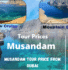 Musandam tour price from Dubai: complete cost breakdown
