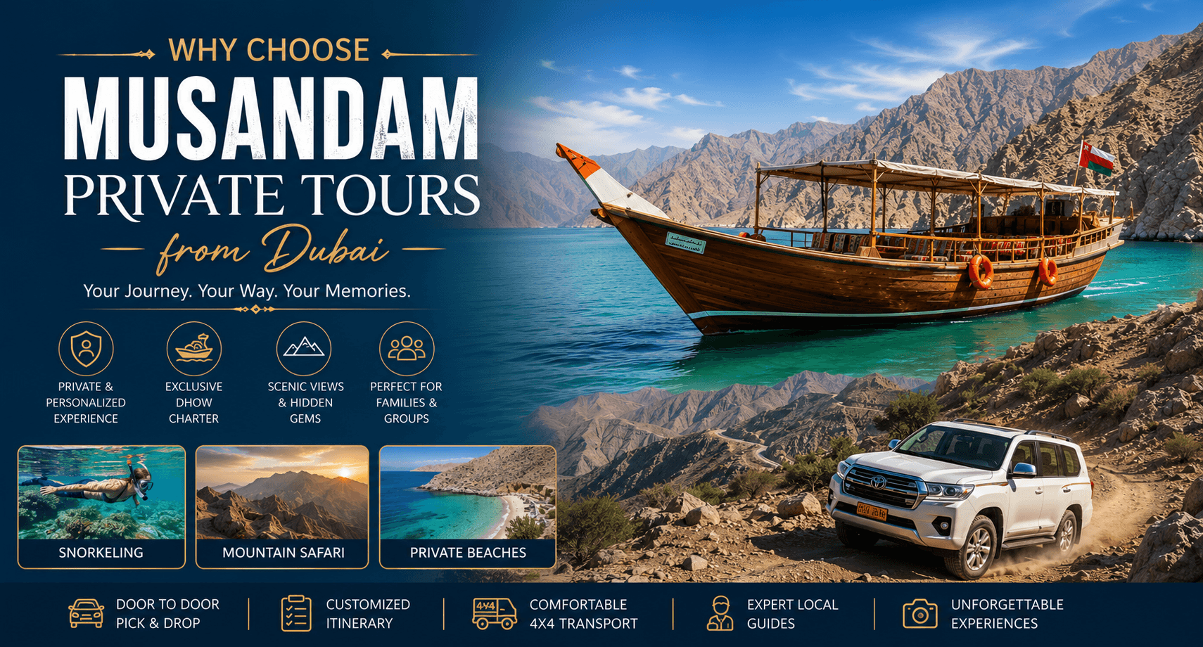 Why Choose Musandam Private Tours from Dubai
