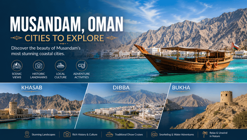 Musandam Oman Cities to Explore, Khasab, Bukha and Dibba