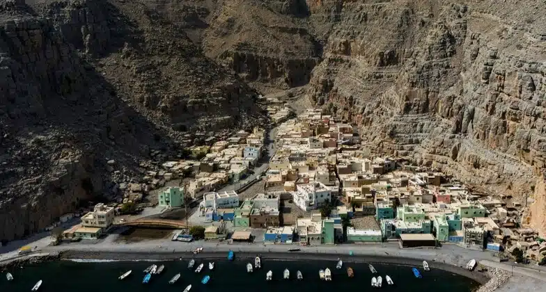 Kumzar Village in Khasab Musandam